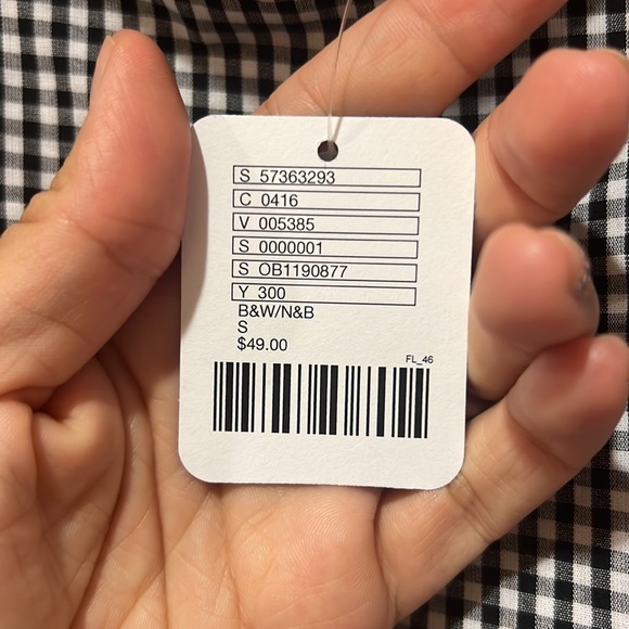 Sz S Urban Renewal Gingham Mini Dress - Picture 6 of 7